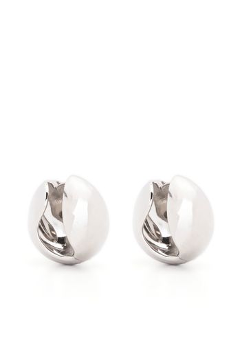 Coperni chunky huggie-hoop earrings - Silver