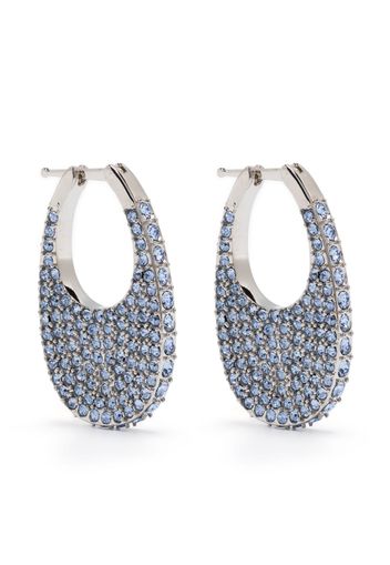 Coperni crystal-embellishment earrings - Silver