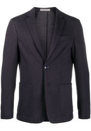 pinstriped blazer