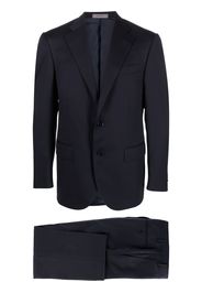 Corneliani single-breasted virgin-wool suit - Blue