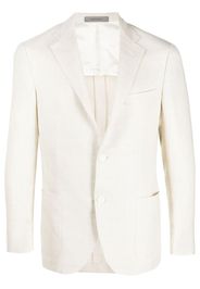 Corneliani single-breasted wool-blend blazer - Neutrals