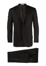 Corneliani single-breasted virgin wool suit - Brown