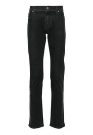 Corneliani mid-rise tapered jeans - Grey