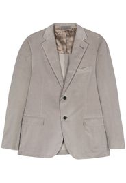 Corneliani single-breasted corduroy blazer - Grey