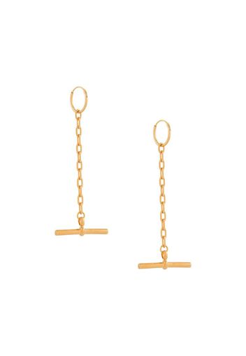 T Bar drop earrings