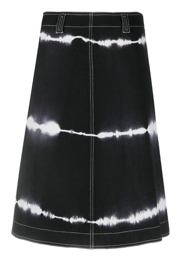 2000s tie-dye A-line skirt