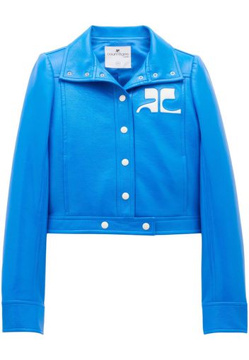 Courrèges Re-Edition vinyl jacket - Blue