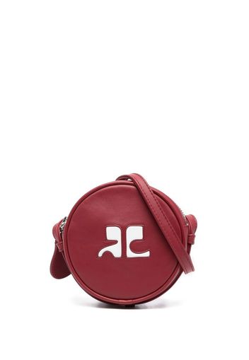 Courrèges leather circle bag - Red