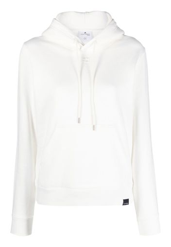 Courrèges organic cotton hoodie - White