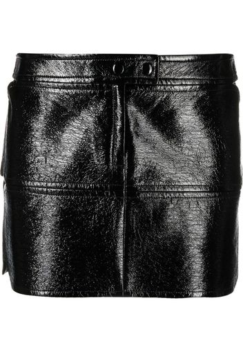 Courrèges cut-out detail miniskirt - Black