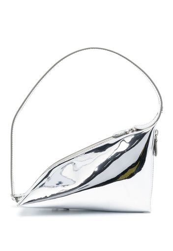 Courrèges The One leather mini bag - Silver