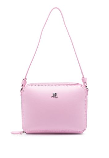 Courrèges Cloud leather tote bag - Pink