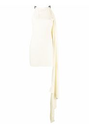 Courrèges draped panel mini dress - Yellow