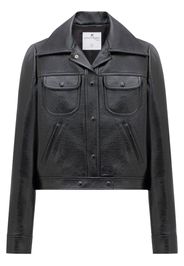 Courrèges long-sleeve biker jacket - Black