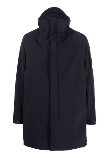 C.P. Company lens-detail zip coat - Blue