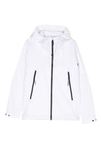 C.P. Company zip-fastening hooded jacket - White