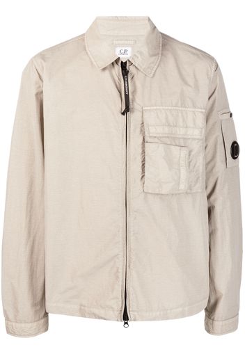 C.P. Company long-sleeve lightweight jacket - Neutrals