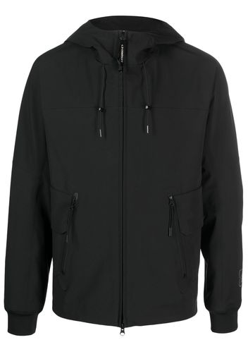 C.P. Company hooded zip-fastening jacket - Black