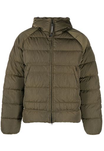 C.P. Company Eco-Chrome R hooded puffer jacket - Green