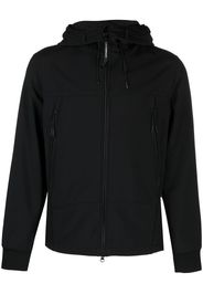 C.P. Company long-sleeve zip-up hooded jacket - Black