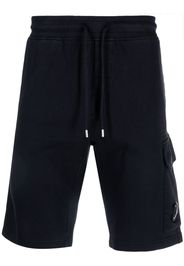 C.P. Company Lens-detail cargo shorts - Blue