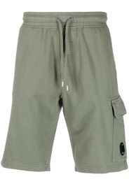 C.P. Company Lens-detail cargo shorts - Green