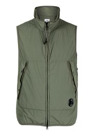 C.P. Company zip-up padded gilet - Green