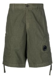 C.P. Company multi-pocket cotton Bermuda shorts - Green