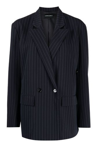 Cynthia Rowley double-breasted pinstripe blazer - Blue