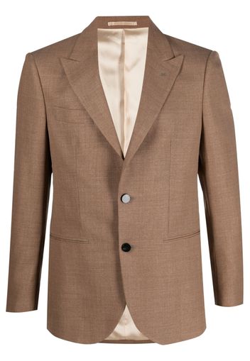 D4.0 English vents virgin wool blazer - Brown