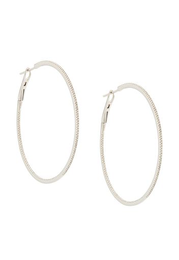 Dana Rebecca Designs 14kt white gold diamond hoops - Whtgold