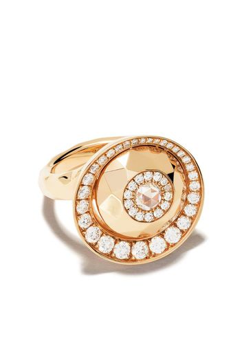 18kt rose gold Cut Forever Single Disc ring