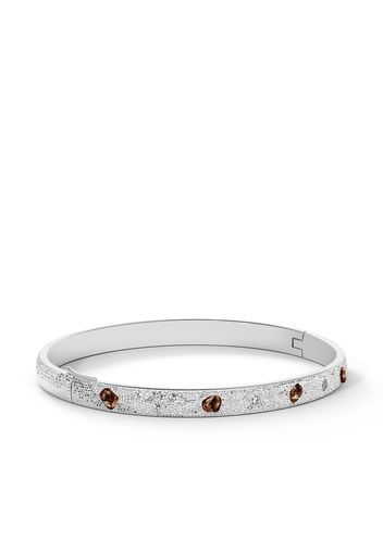 De Beers Jewellers 18kt white gold Talisman diamond bangle - Silver