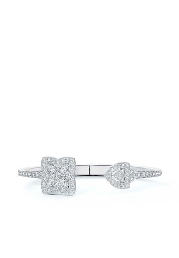 De Beers Jewellers 18kt white gold Enchanted Lotus diamond bangle