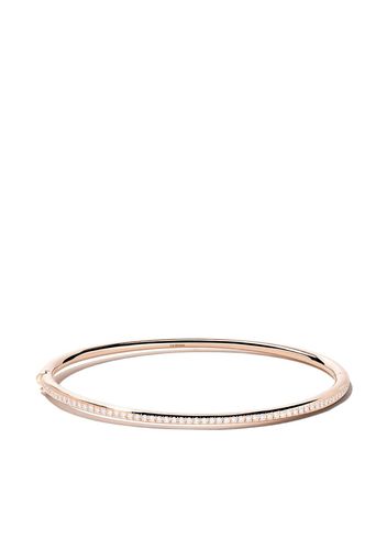 De Beers 18kt rose gold Micropavé diamond bangle