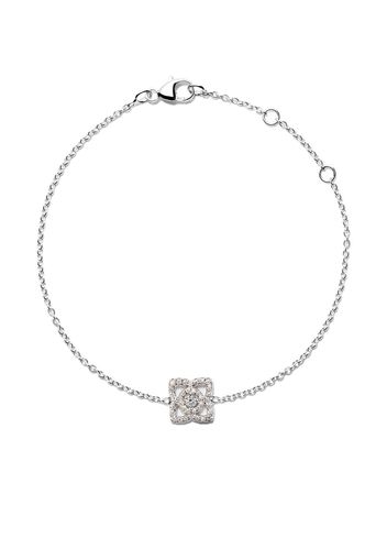 De Beers 18kt white gold Enchanted Lotus One-Motif diamond bracelet