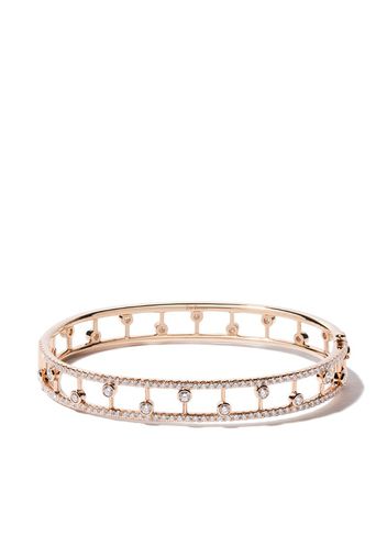 18kt rose gold Dewdrop diamond bangle