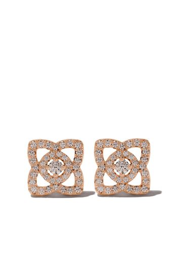 18kt rose gold Enchanted Lotus diamond stud earrings