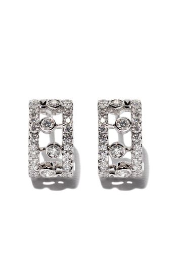 18kt white gold Dewdrop diamond earrings