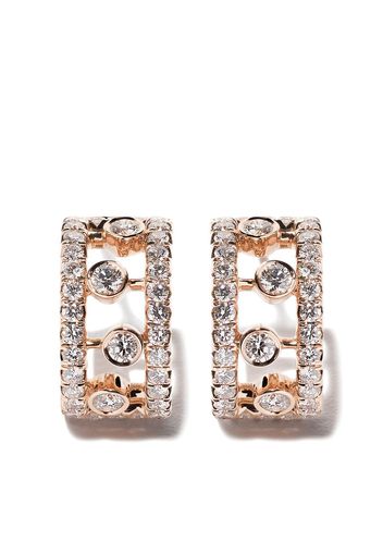 De Beers 18kt rose gold Dewdrop diamond earrings