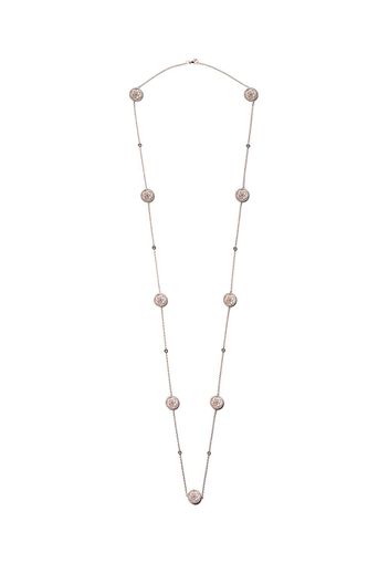 De Beers 18kt rose gold Enchanted Lotus Mother-of-Pearl diamond sautoir necklace