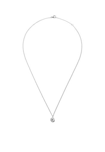 De Beers 18kt white gold My First De Beers Aura diamond pendant necklace