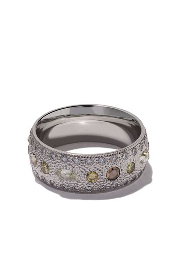 18kt white gold Talisman diamond band