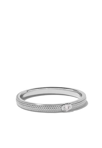 De Beers 18kt white gold Azulea diamond band