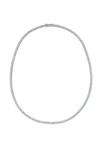 18kt white gold Diamond Line bezel-set necklace