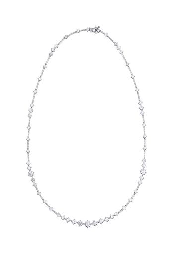 18kt white gold Arpeggia one-line diamond necklace