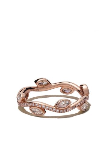 De Beers 18kt rose gold Adonis Rose diamond band