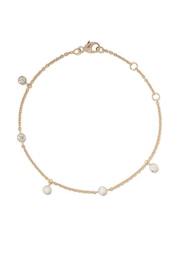 De Beers 18kt yellow gold My First De Beers five diamond bracelet