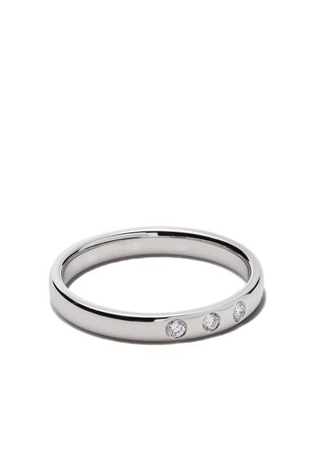 De Beers Platinum DB Classic full pavé diamond band