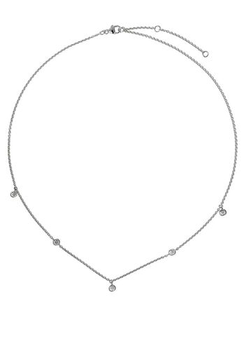 De Beers 18kt white gold My First De Beers five diamond necklace